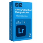 Adobe Creative Cloud Photography Plan 1TB – Abbonamento 3 Mesi (1 PC) | Licenza Digitale Originale